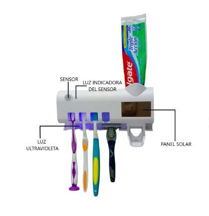 Esterilizador de Cepillos + Dispensador